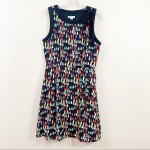 Tulle Retro 60s Raindrop Dress With Flared Skirt